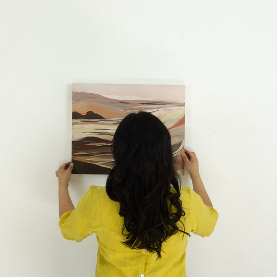 SUMMER SKIES | FRAMED ACRYLIC ON RAW CANVAS | 2022