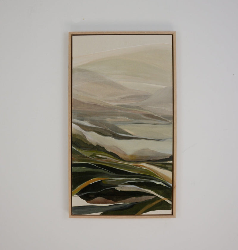 SEPARATED BY TIME #1 | FRAMED ACRYLIC ON RAW CANVAS | 2022